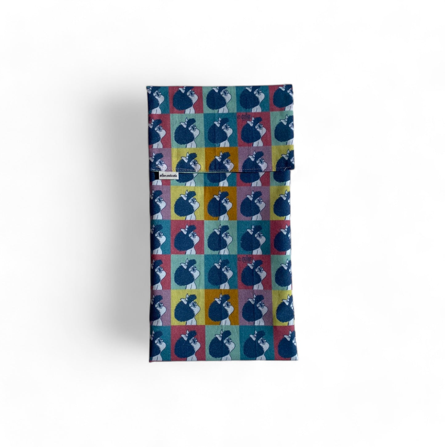 "Mafalda XL" Portabocatas Reutilizable - Grande y Colorido para Adultos
