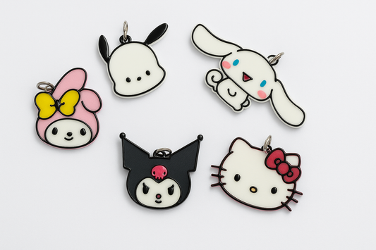 Charms Sanrio Kawaii para Tiradores de Cremalleras – Accesorios de Costura