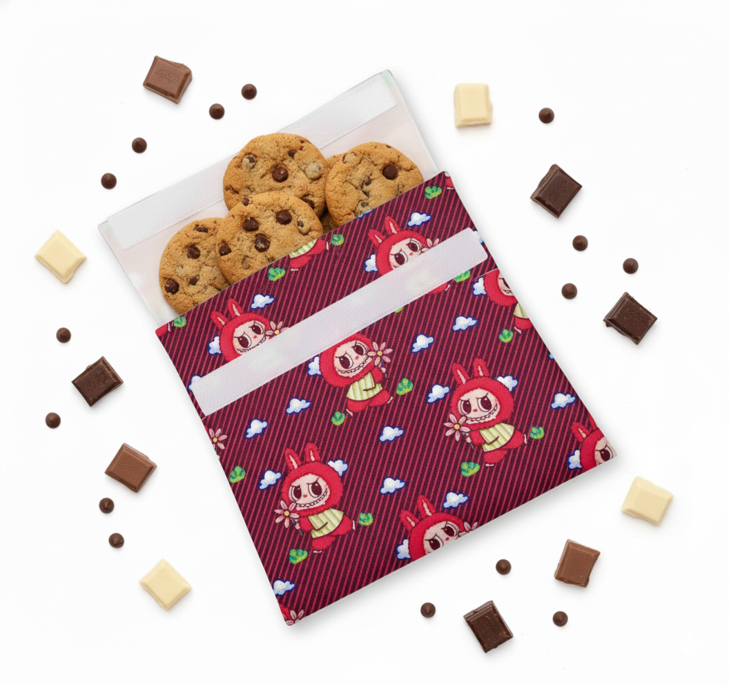 Portabocadillos Reutilizable Infantil | Boc'n'Fun | Varios Diseños Eco-Friendly y Lavables