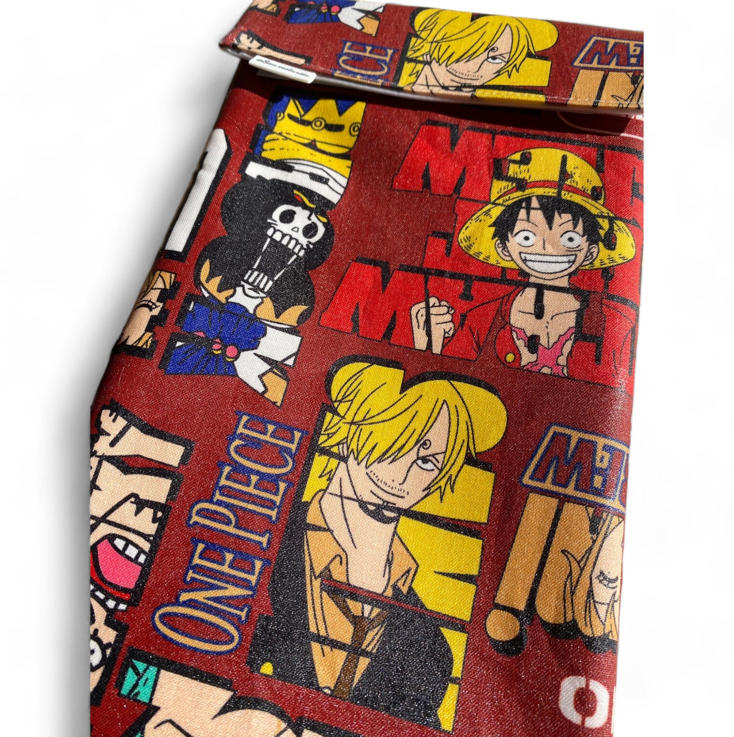 Portabocadillos Impermeable con Estampado de One Piece - Azul Marino y Granate