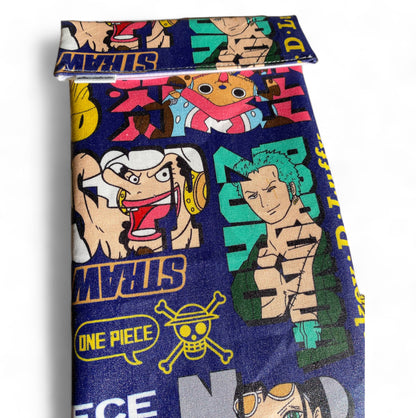 Portabocadillos Impermeable con Estampado de One Piece - Azul Marino y Granate