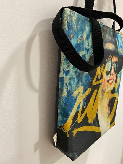 Tote Bag Acolchada con Imagen de Michael Jackson