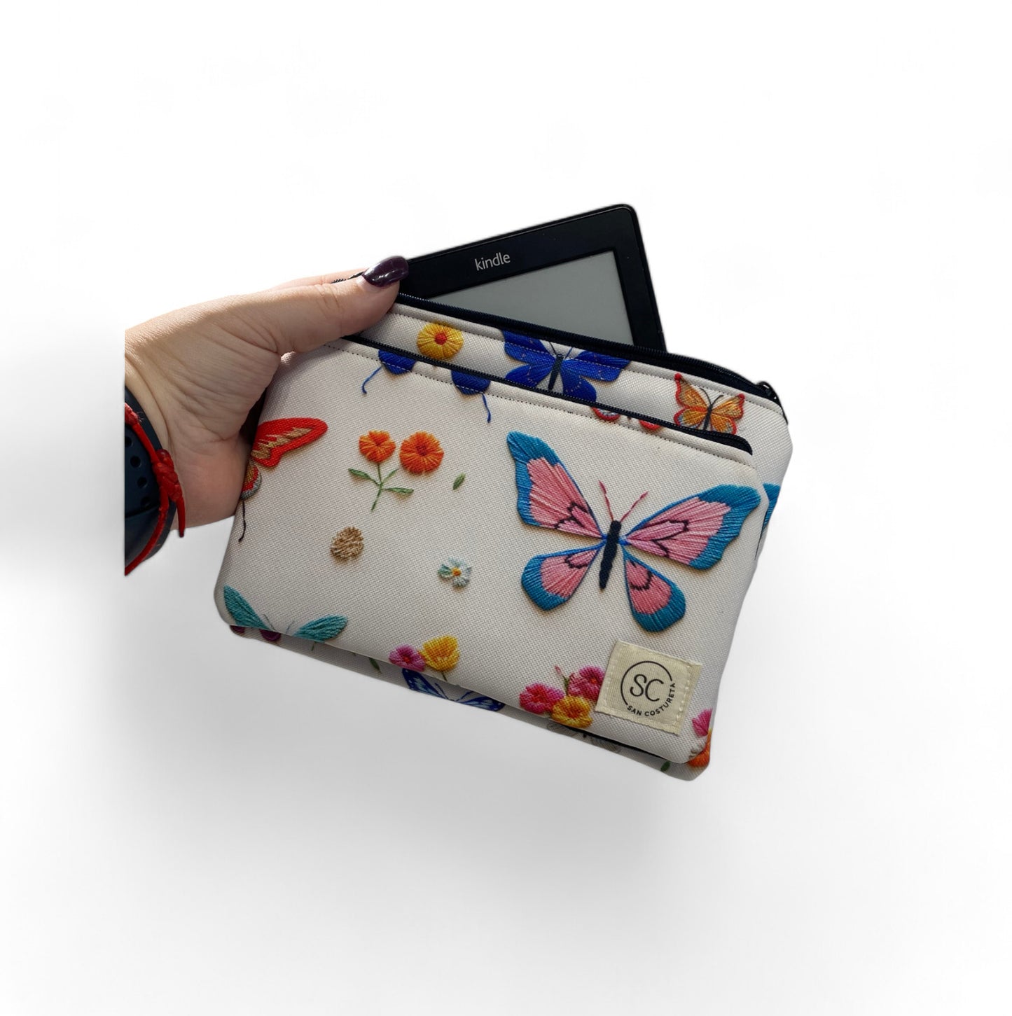 Funda para Kindle con Doble Compartimento