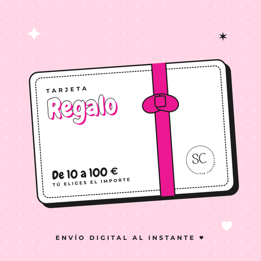 Tarjeta regalo San Costureta de 10 a 100 €
